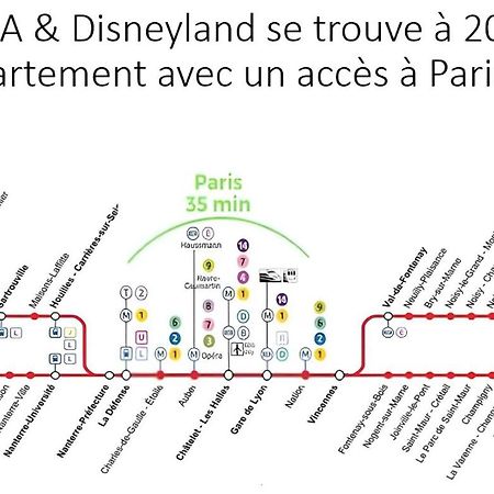 קופבריי Cosy Appartement Near Disneyland & Paris מראה חיצוני תמונה